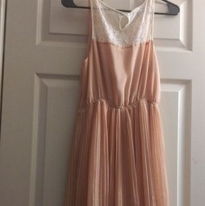 Peach dress